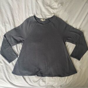 Wilfred Free Women's Grey (Blue-ish Grey) Long Sleeve Top